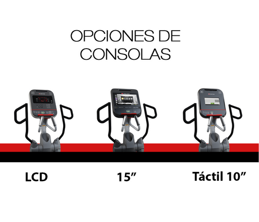 Elíptica de Impulso Trasero 8RDE - Display 10"