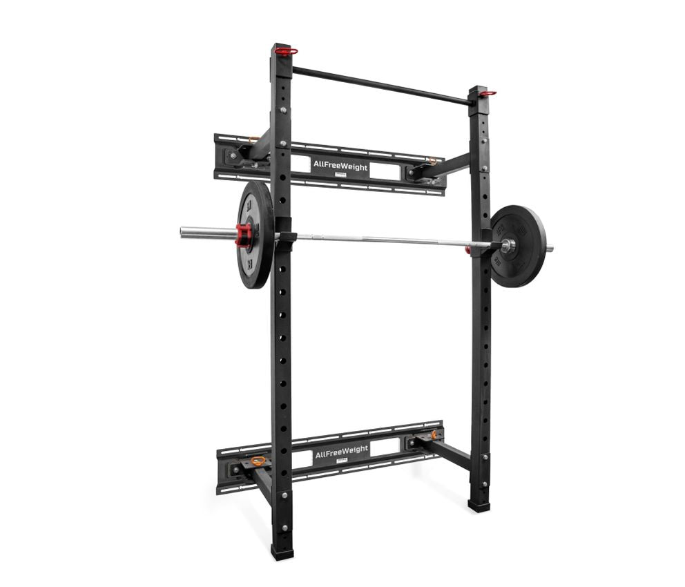 Rack sentadillas abatible con barra de dominadas AFW