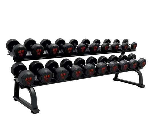Rack mancuernas 2 baldas 10 pares