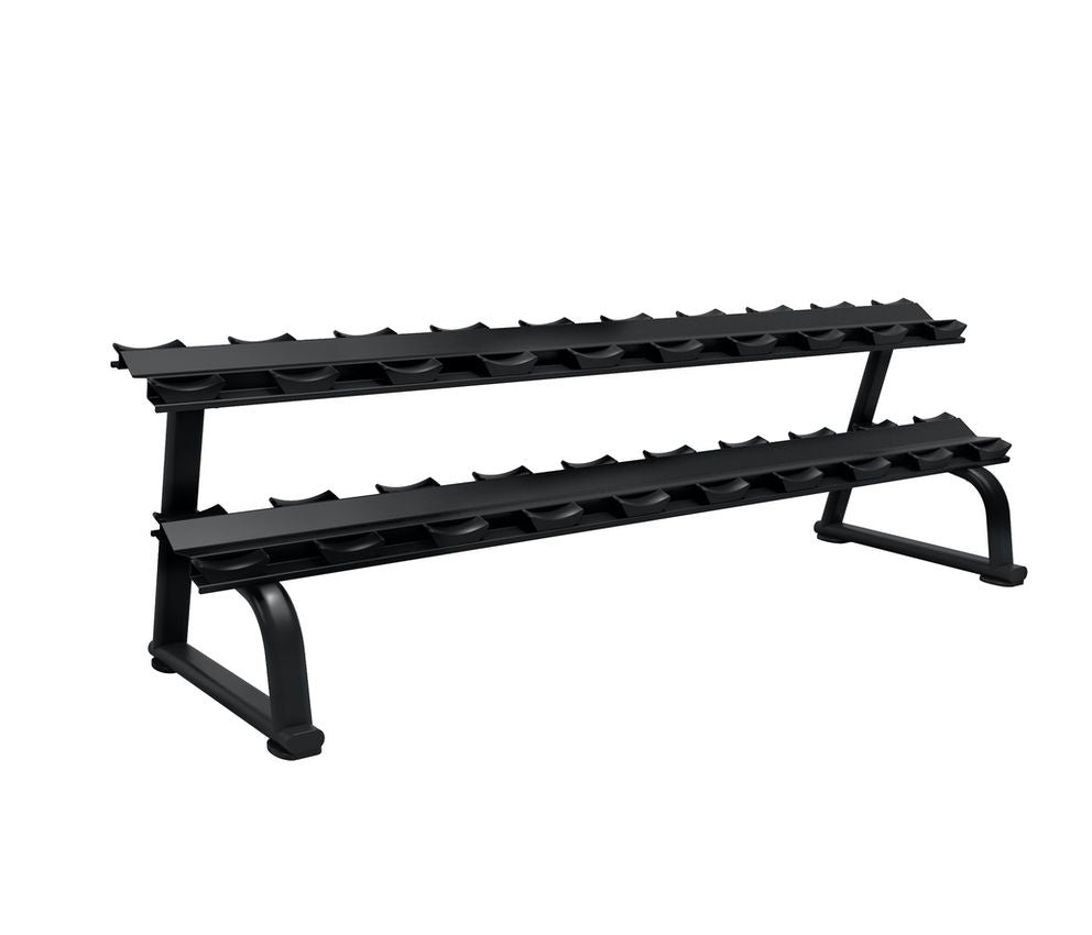 Rack mancuernas 2 baldas 10 pares