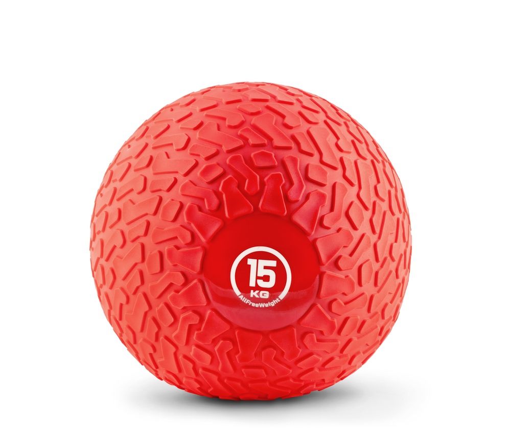 AFW Slam Ball rojo rugoso 15 kg.
