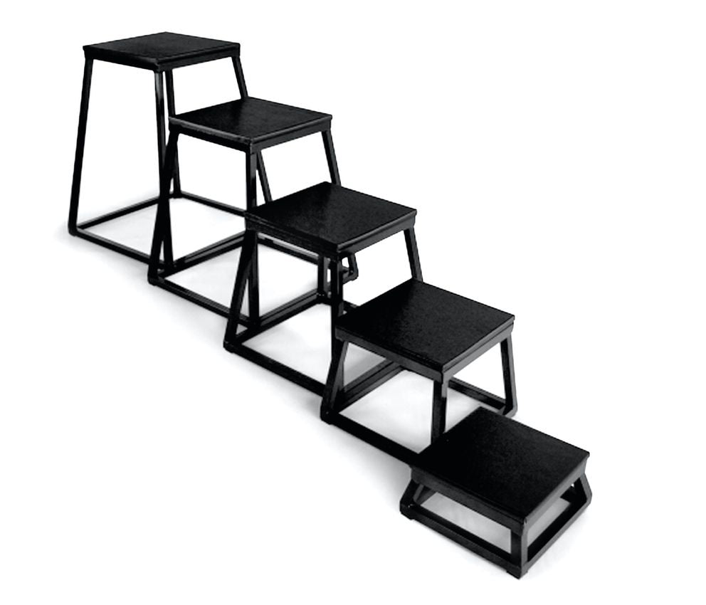 Kit plataformas pliométricas - Negro