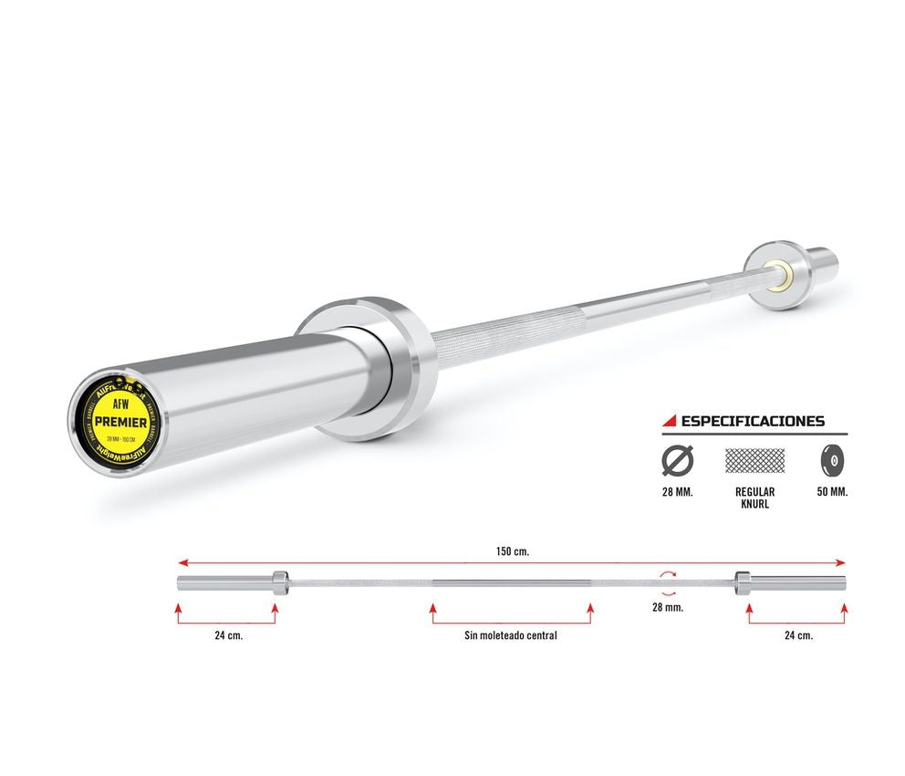 Barra Premier Chromed 150 cm.