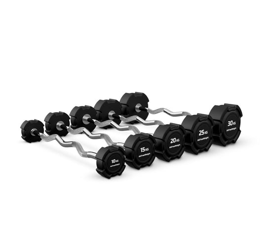 Kit 5 barras Z biceps PU