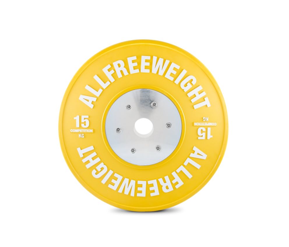 Discos Bumper competición IWF - 10 kg.