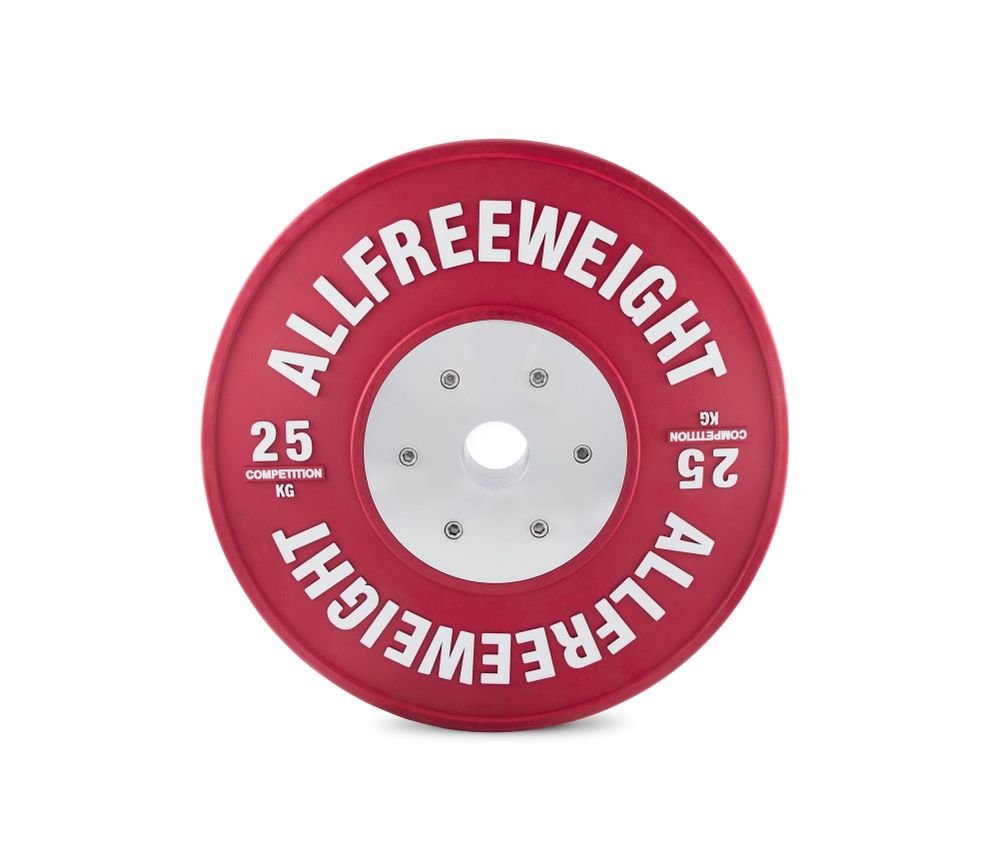 Discos Bumper competición IWF - 25 kg.