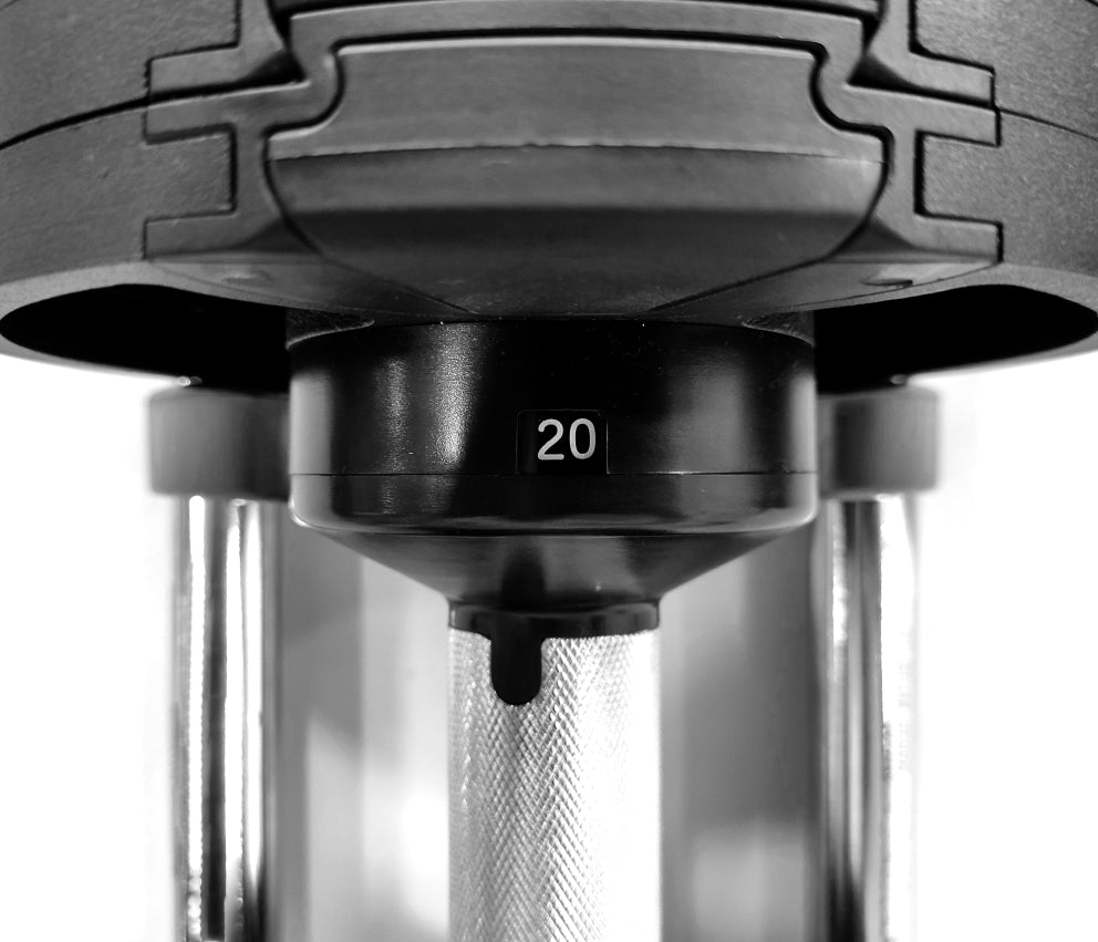 Mancuernas regulables PRO 20 kg.