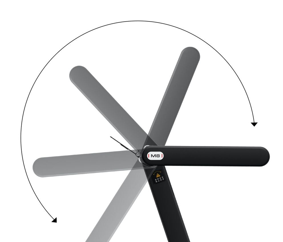 Cinta de caminar plegable Etenon M8DTX